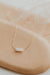 hello adorn lotus gemma necklace 14k gold fill