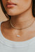 hello adorn lotus gemma necklace 14k gold fill model