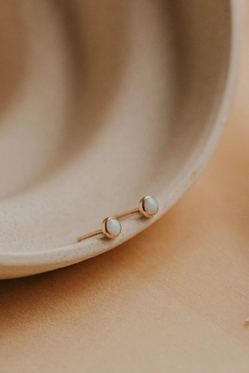 hello adorn poppy studs 14k gold fill 