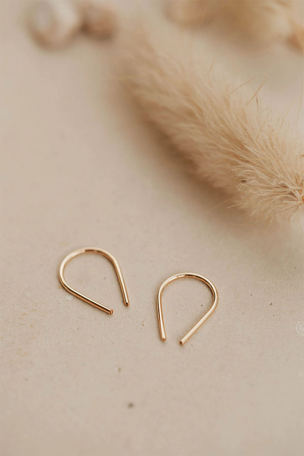 Hello Adorn - Tiny Horseshoe Earring