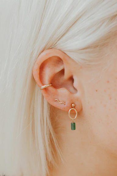 hello adorn tiny wave ear climbers model