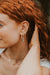 hello adorn twisted double up ear cuff gold fill model