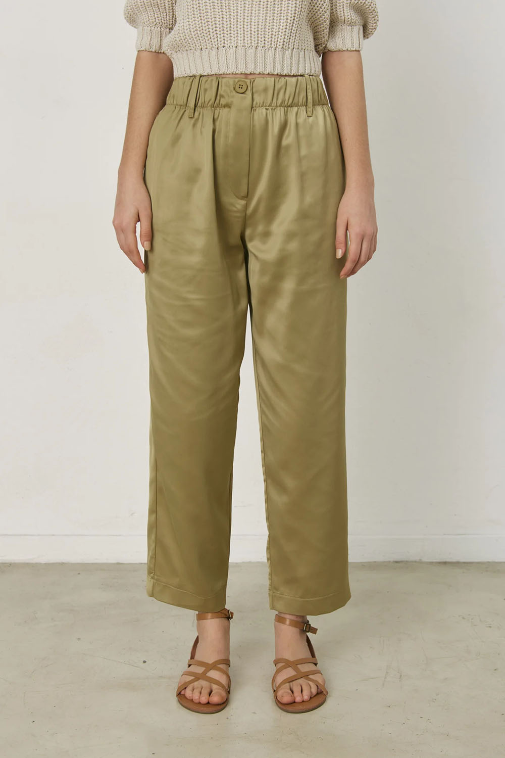 Deluc - Courbet Pants - Laurel Green - Front