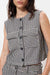 FRNCH - Sadet Vest - Chocolat - Detail