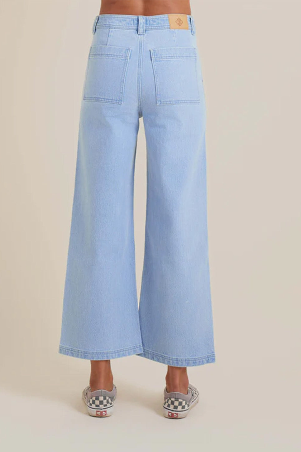 Roark - Hwy SS125 Pant - Bleach Wash Indigo - Back