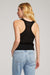Saltwater Luxe - Ady Sweater Tank - Black - Back