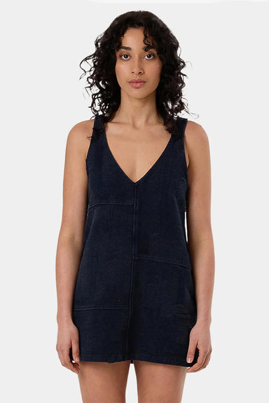 Thrills - Blends Jacquard Kai Dress - Indigo Overdye - Front