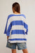 Free People - Wonderful Tee - Blue Combo - Back