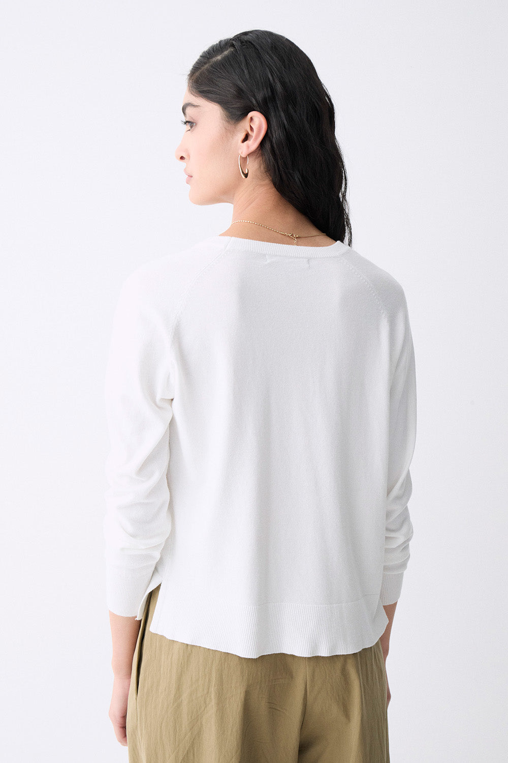 Deluc - Lorraine Sweater - Ecru - Back