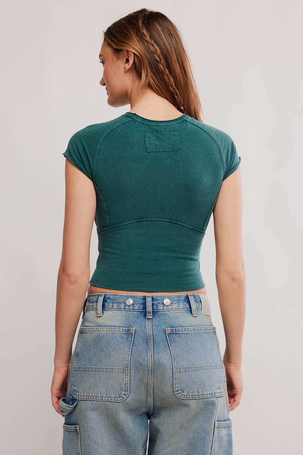 Free People - Protagonist Tee - Rainforest - Back