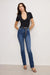 Good American - Stretch Deep V Bodysuit - Black - Size 0