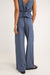 Rhythm - Stevie Wide Leg Pant - Blue - Back