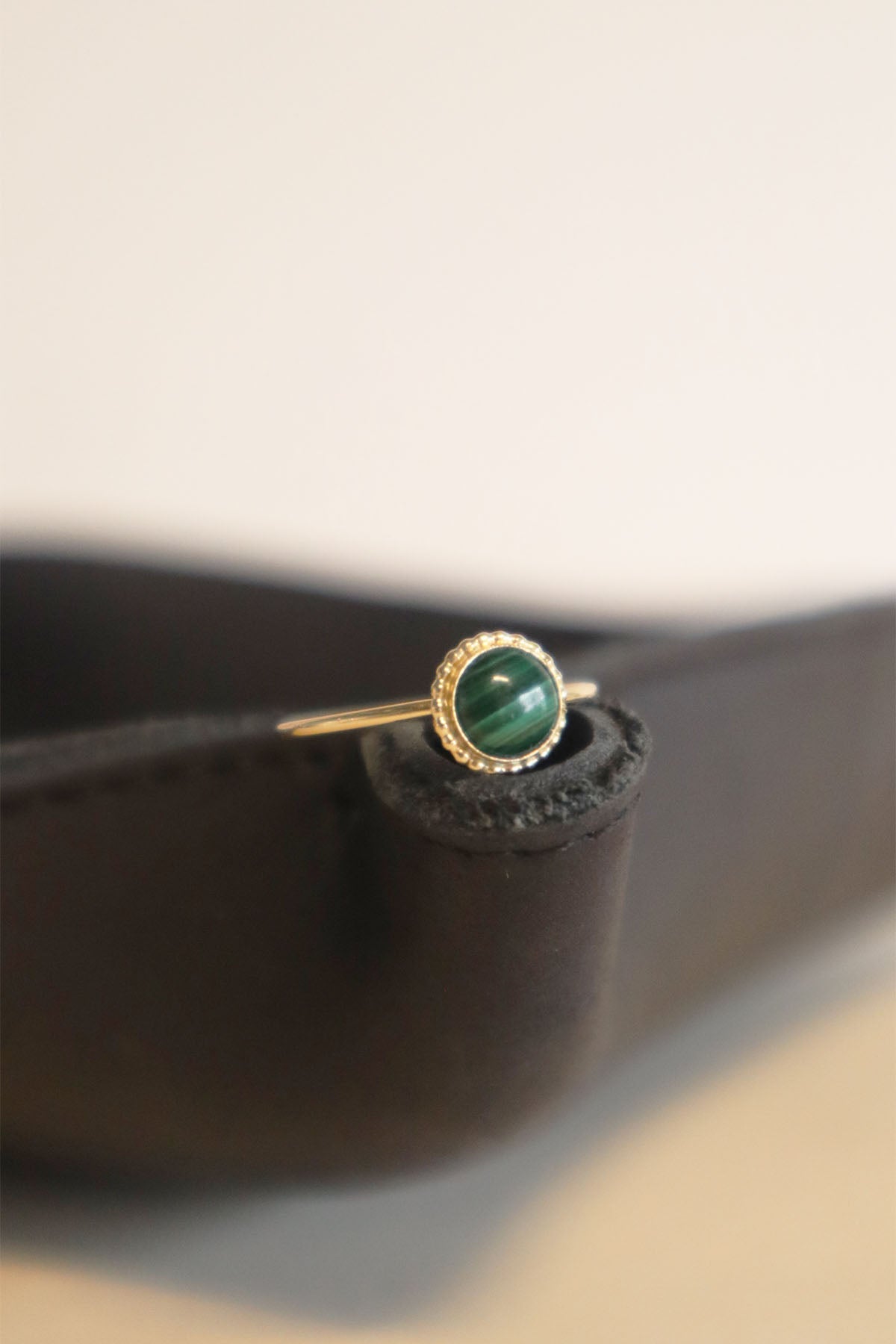 MALACHITE HALO RING