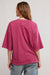 Free People - Perfect Oversized Tee - Glass Roses - Back