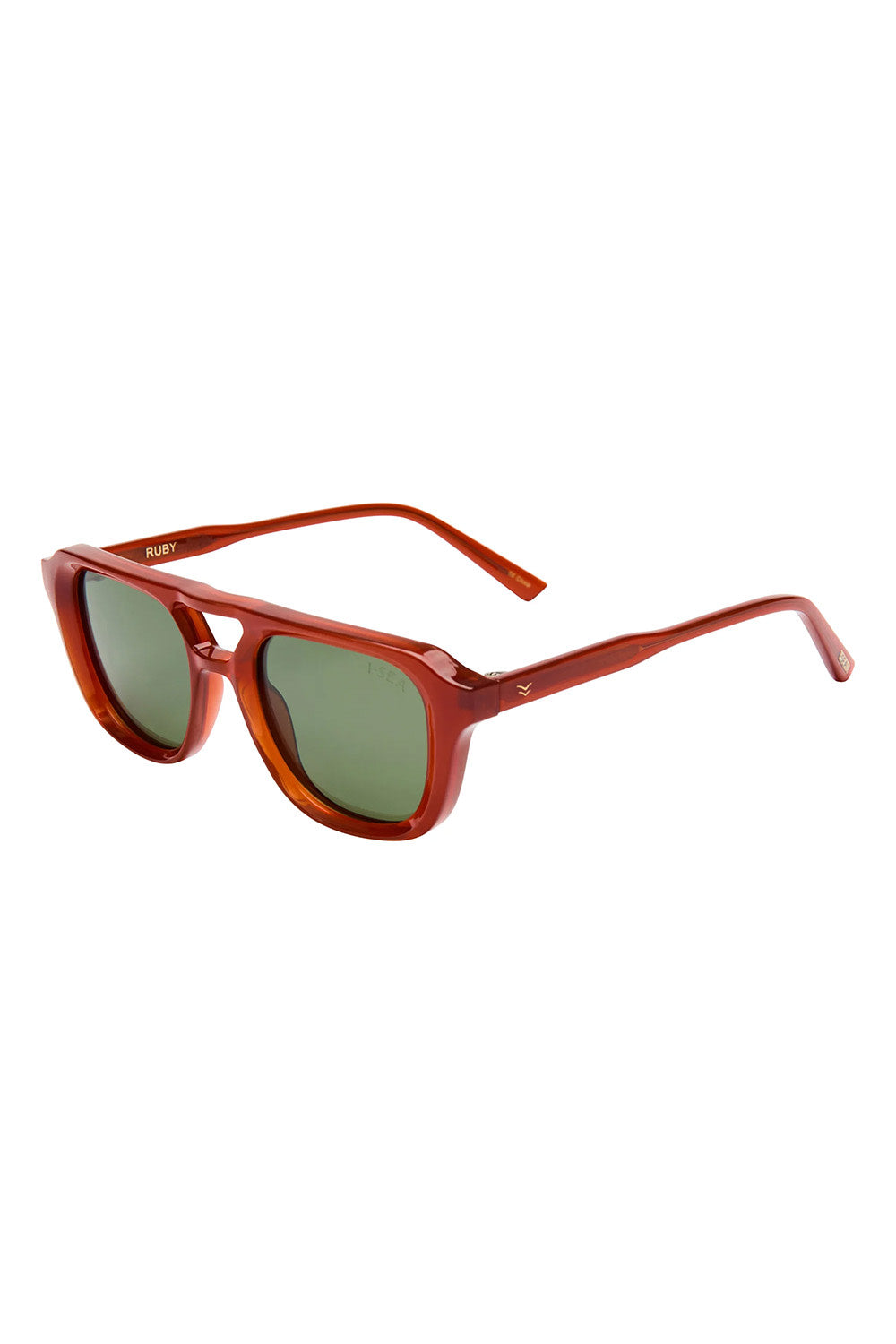 I-SEA Ruby Polar in Ginger/Green — Angle view
