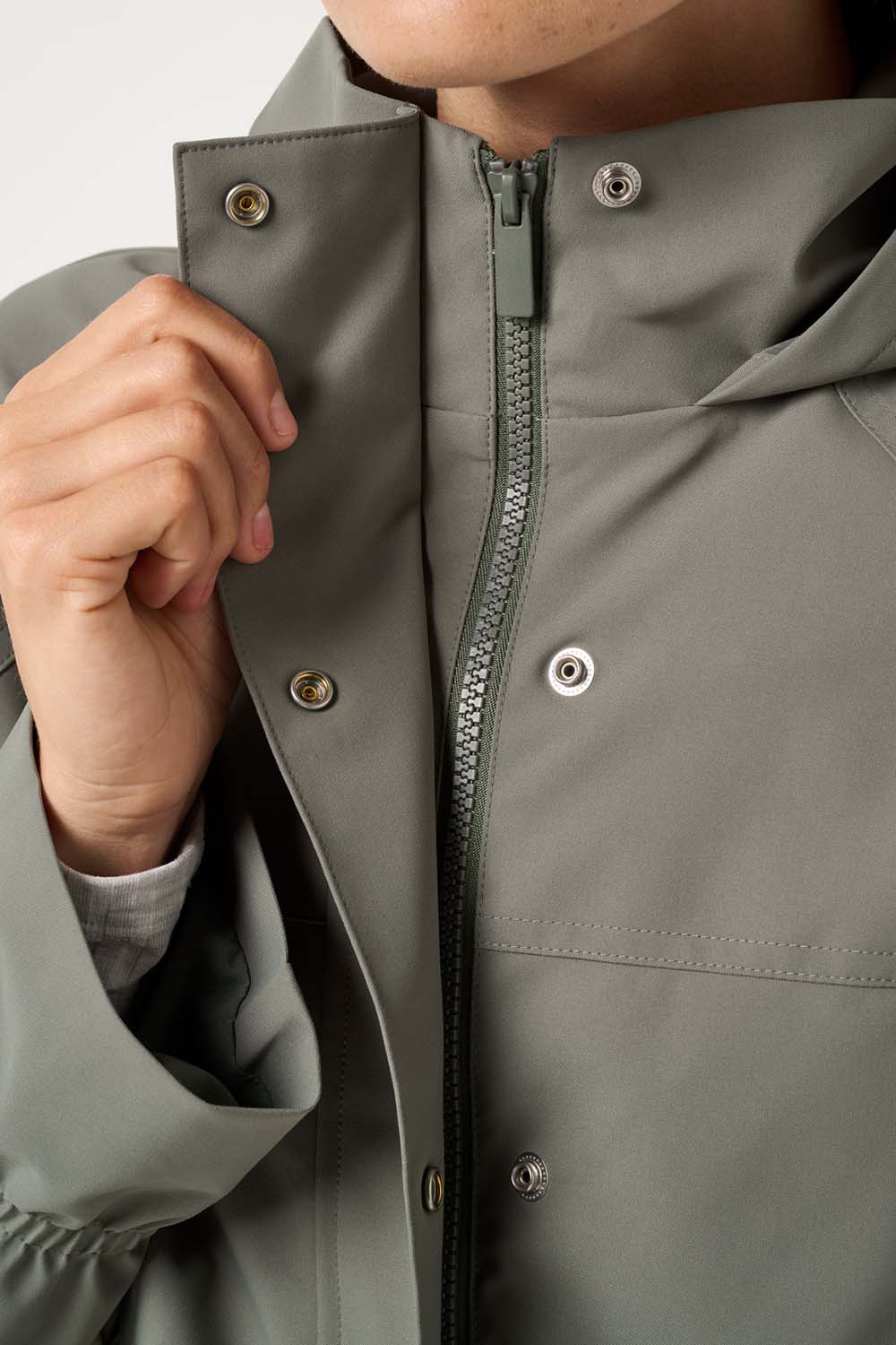 Travis Mathew - Wanderwoven Boundless Jacket - Olive Smoke - Detail