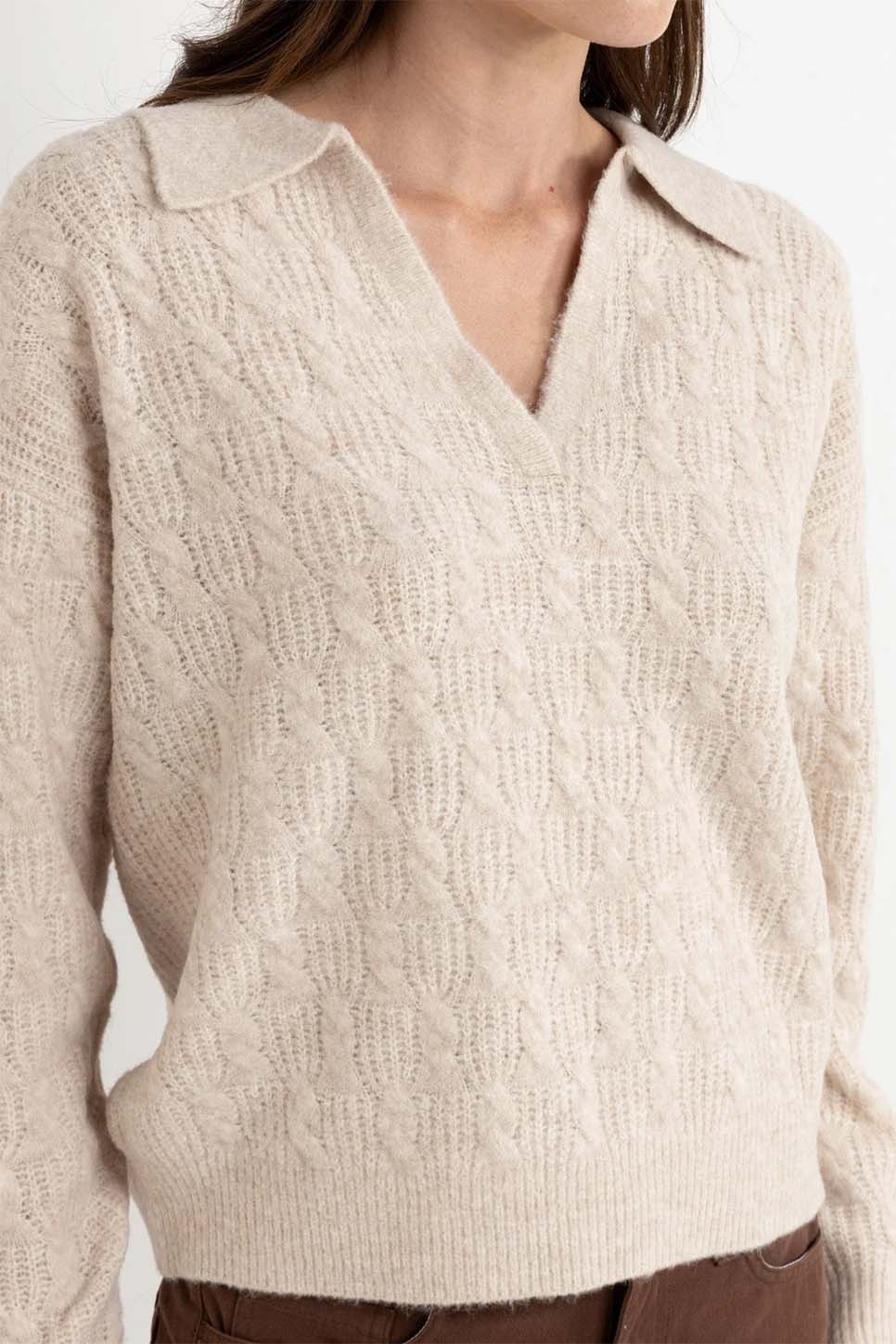 Rhythm - Lexie Jumper - Natural - Detail