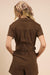 Sadie & Sage - Clear Eyes Romper - Brown - Back