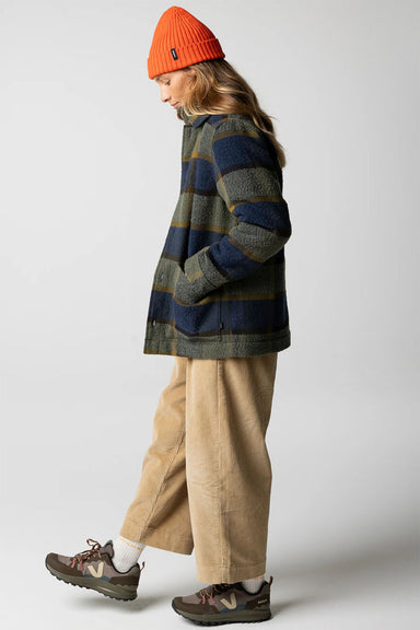 Finisterre - Stowe Blanket Jacket - Sugar Kelp Multi - Side