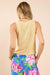 Sadie & Sage - Sterling Sweater Tank - Lemon - Back
