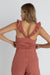 Rhythm - Lola Check Cami Top - Red - Back