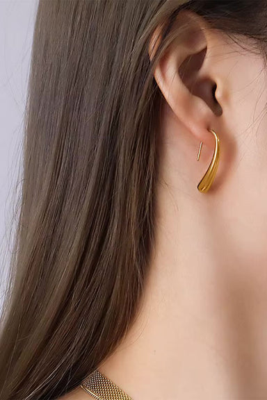 Pearl of the West - Teardrop Arch - 18K GP Stainless