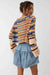 Free People - Butterfly Pullover - Blue Honey Combo - Back