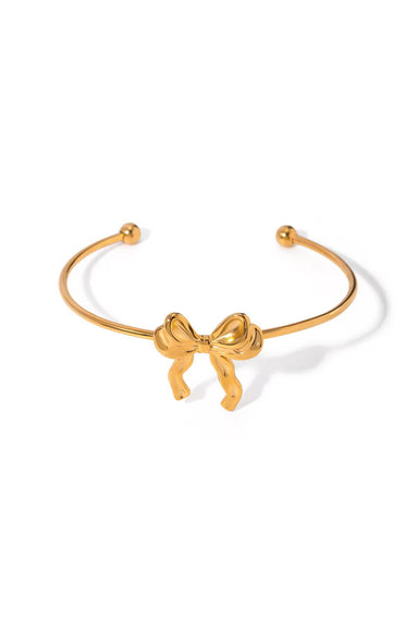 Pearl of the West - Heather Cuff 18K GP Stainless