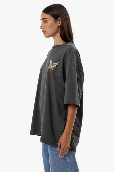 Thrills - Target Eyes Oversized Tee - Merch Black - Side