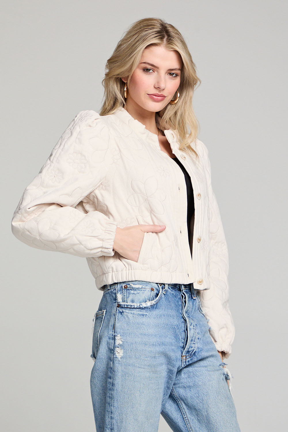 Saltwater Luxe - Autumn Jacket - Natural - Side