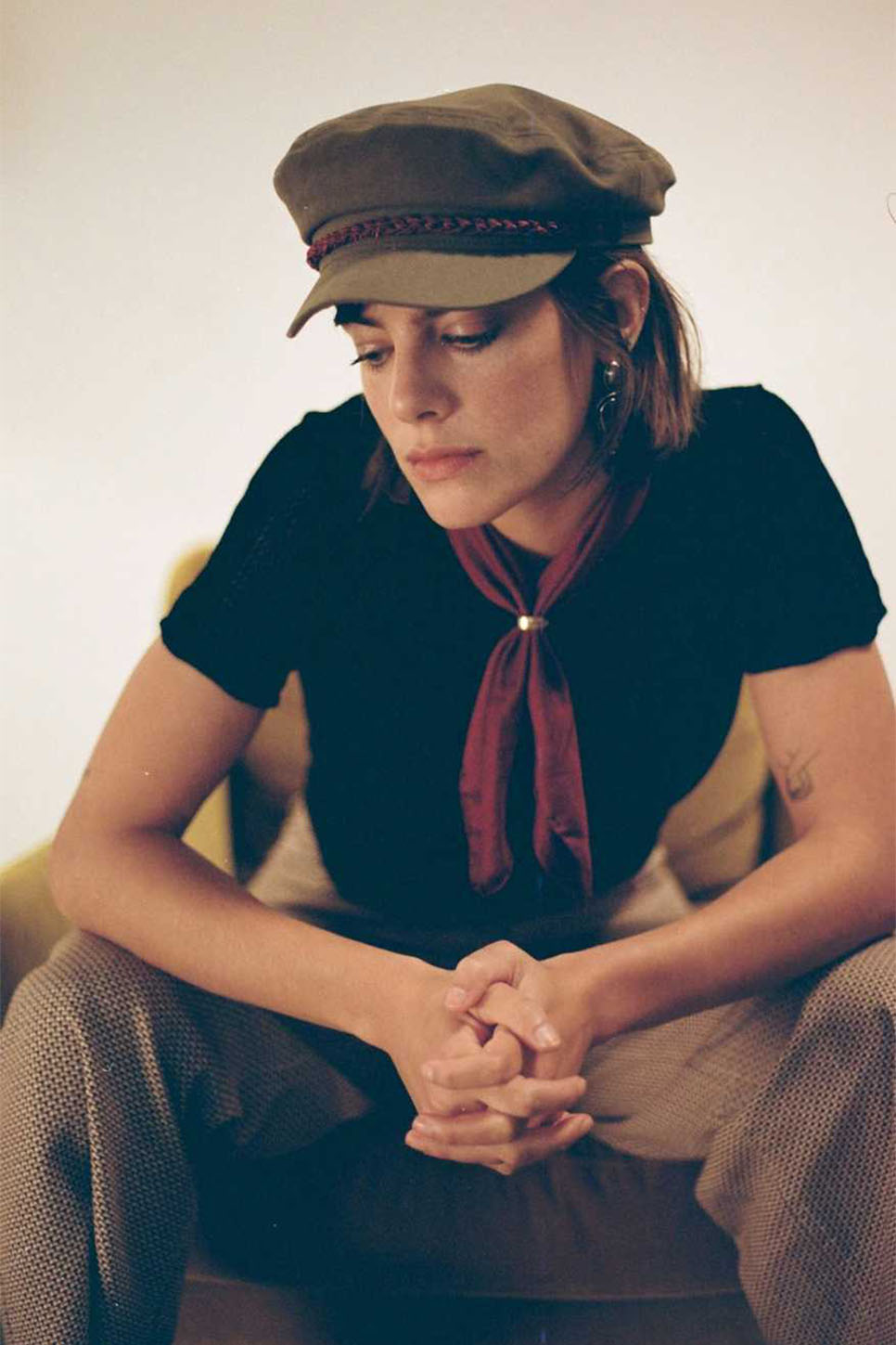 FIDDLER CAP OLIVE EVRGREEN Clothing