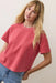 Marine Layer - Luxe Crew Tee - Baked Apple - Front
