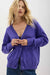Richer Poorer - Alexa Lightweight Cardigan - Purple Pop - Profile
