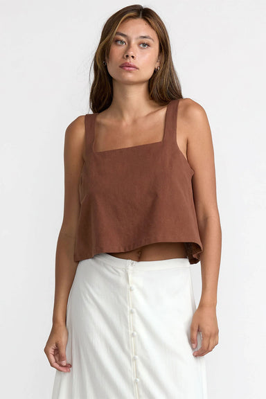 RVCA - Baker Top - Mocha - Front