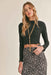 Sadie & Sage - Nelly Mock Neck Top - Black - Front