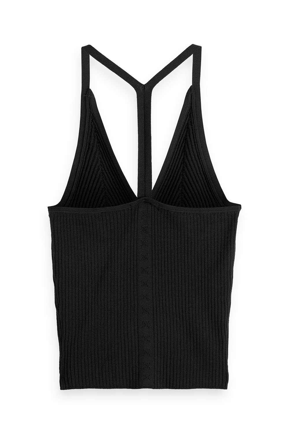Scotch & Soda - Rib Racer Knitted Tank - Black - Back
