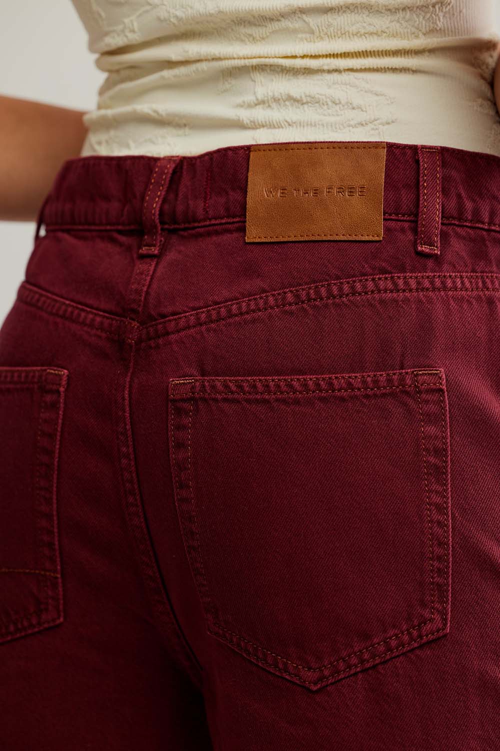 Free People - Stride Jean - Syrah - Detail