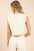 Sadie & Sage - Season's Bloom Waistcoat - Butter - Back