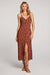 Saltwater Luxe - Tori Midi Dress - Pecan - Front
