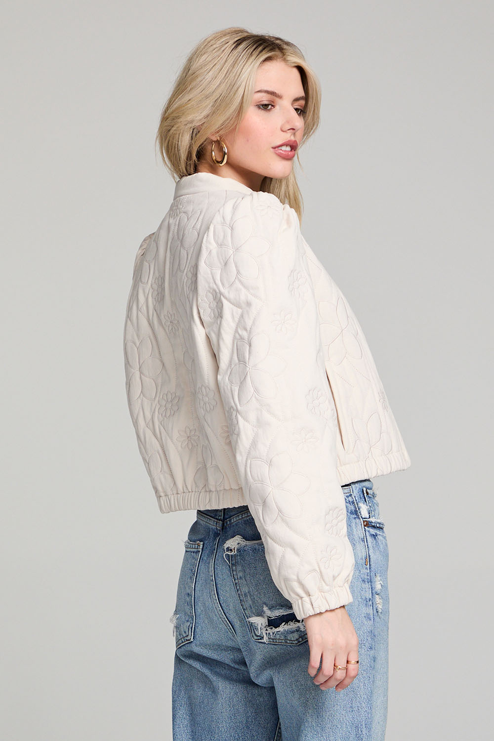 Saltwater Luxe - Autumn Jacket - Natural - Back