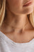 Able - Metal Link Necklace - Gold - Model