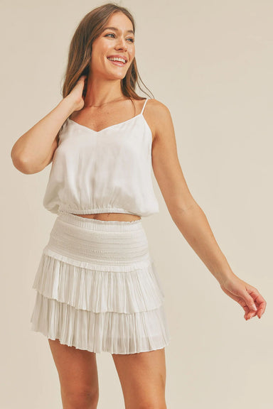 Reset by Jane - Silky Amore Top - White