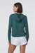 Vuori - Halo Essential Hoodie - Moss Heather - Back