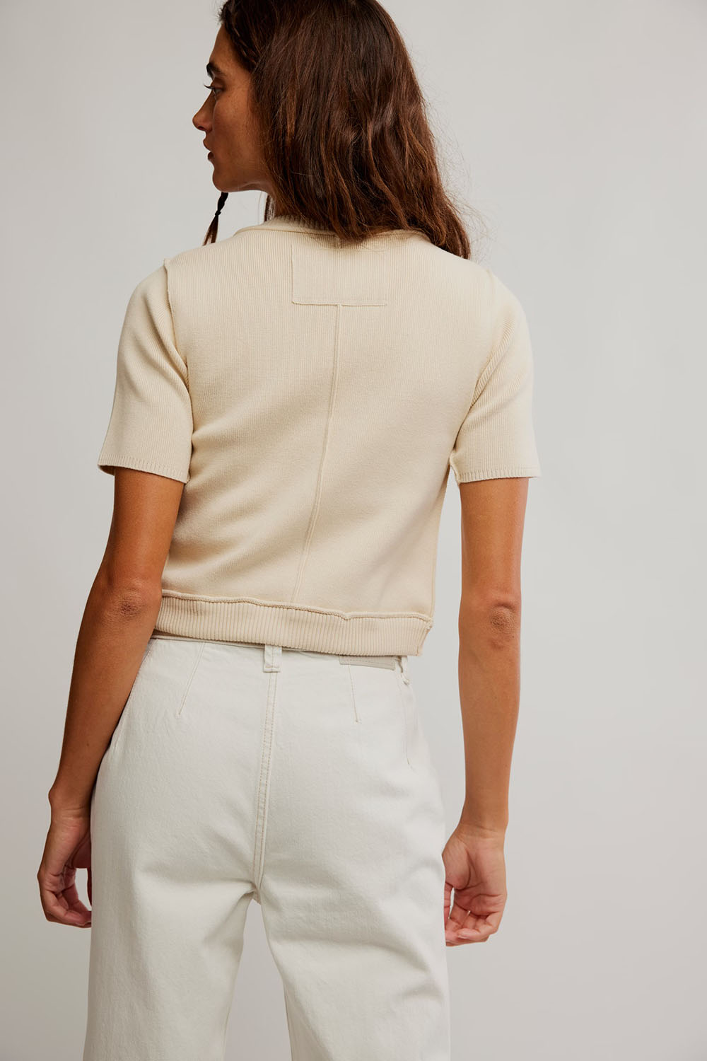 Free People - WTF NY Twosie - Ecru - Back