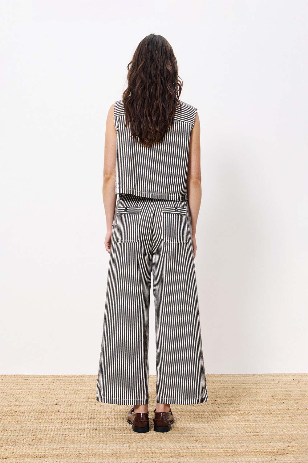 FRNCH - Sadet Vest - Chocolat - Back