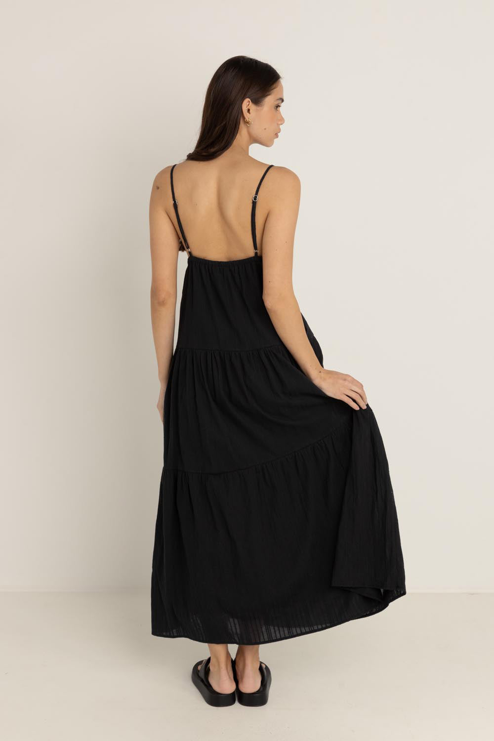 Rhythm - Jaci Maxi Dress - Black - Back