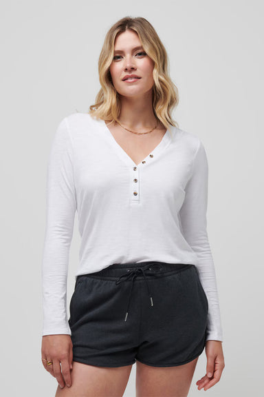 Travis Matthew - Cloud Jersey Henley - White - Front