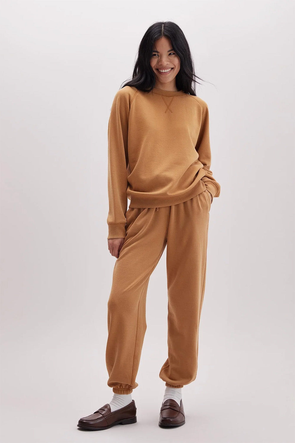 Richer Poorer - Recycled Crew Sweatshirt - Mineral Gold