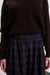Jiji Miguel Pant in Bordeaux — Fabric detail view