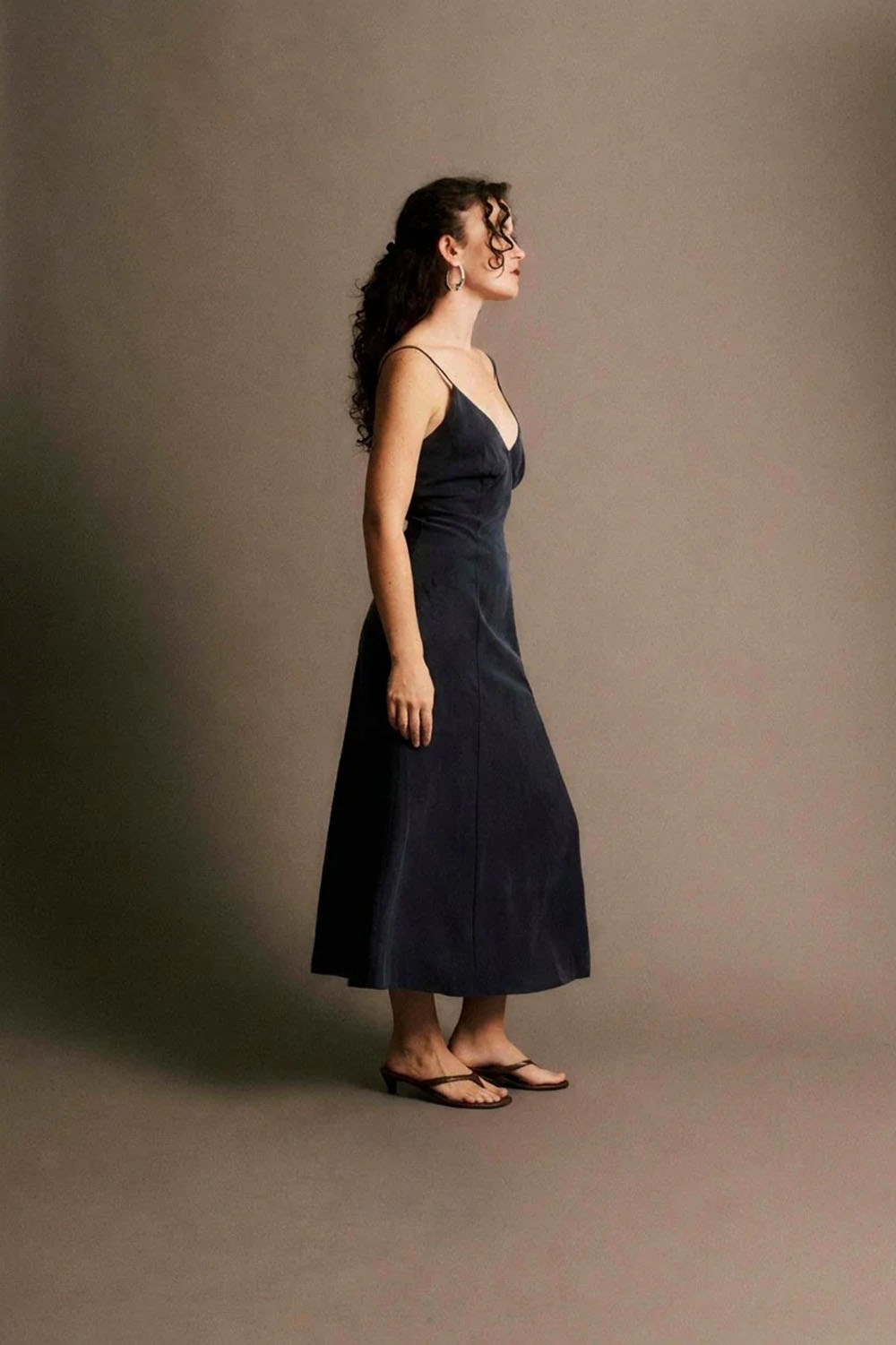 jiji arnaud dress bleu nuit side
